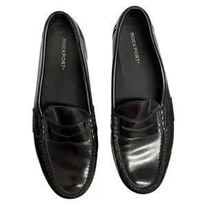 Rockport Men’s Shakespeare Circle Black Leather Loafers Size 11 Rockport Men main image 4